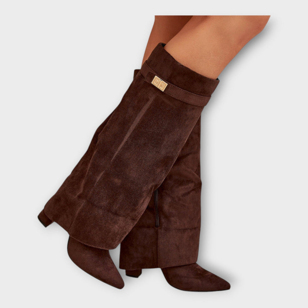 Botine Înalte cu Design Elegant