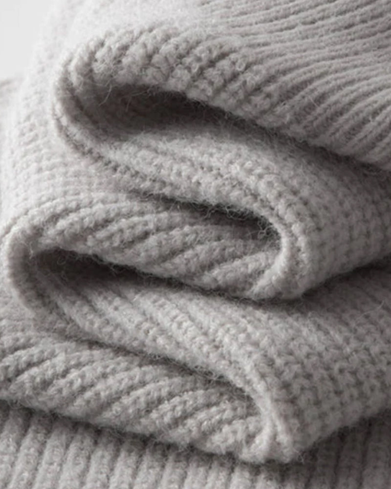 Gilet din lână Amalfi cu fermoar complet