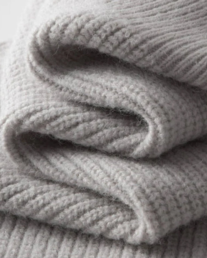 Gilet din lână Amalfi cu fermoar complet