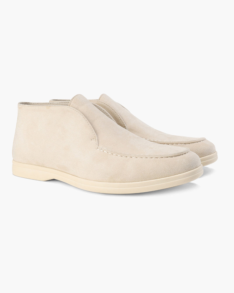 Loafers înalte din suede Old Money