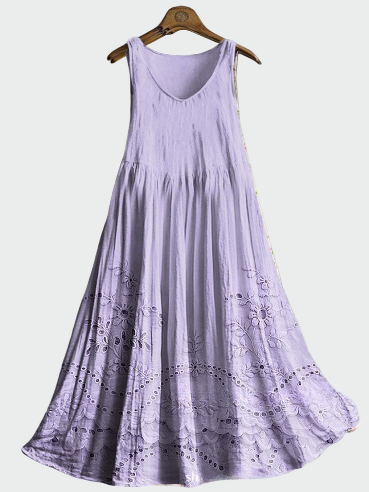 Rochie cu Dantelă Englezească