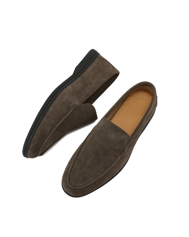 Loafers Premium din Suedă - Talpă Neagră