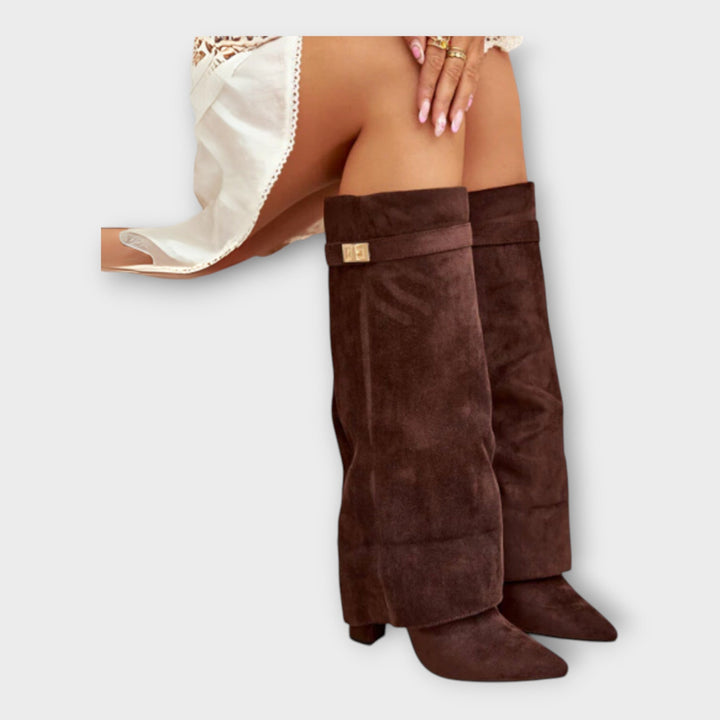 Botine Înalte cu Design Elegant