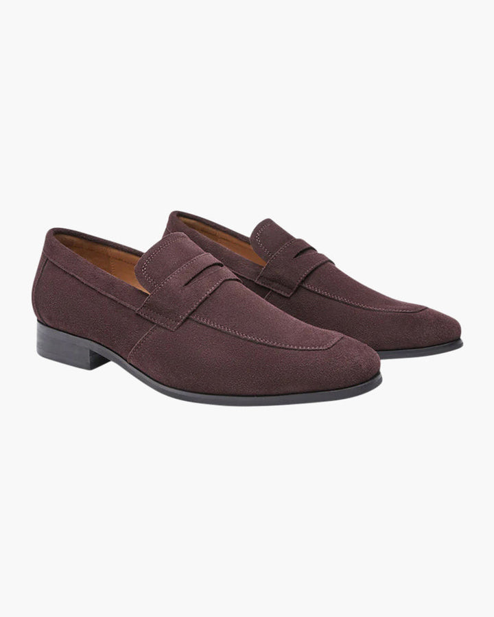 Pantofi Loaferi din Suede Old Money