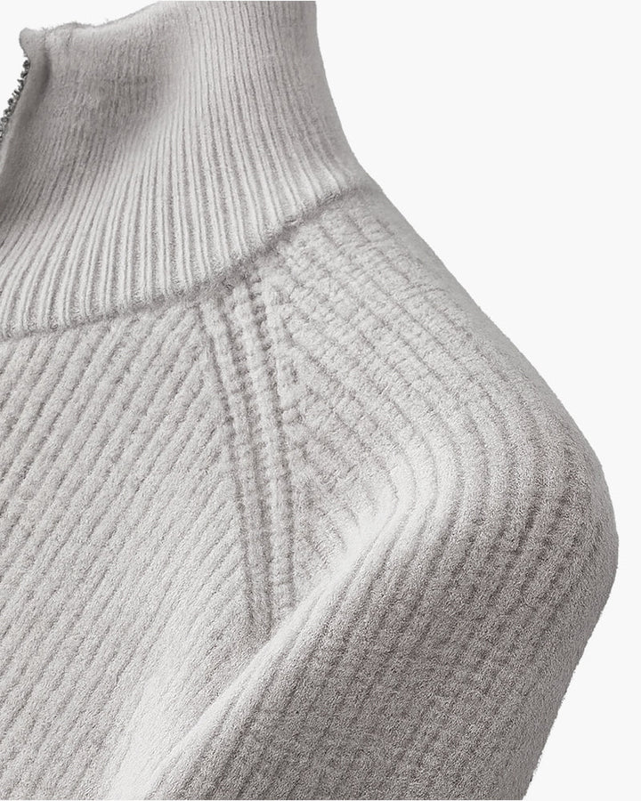 Gilet din lână Amalfi cu fermoar complet