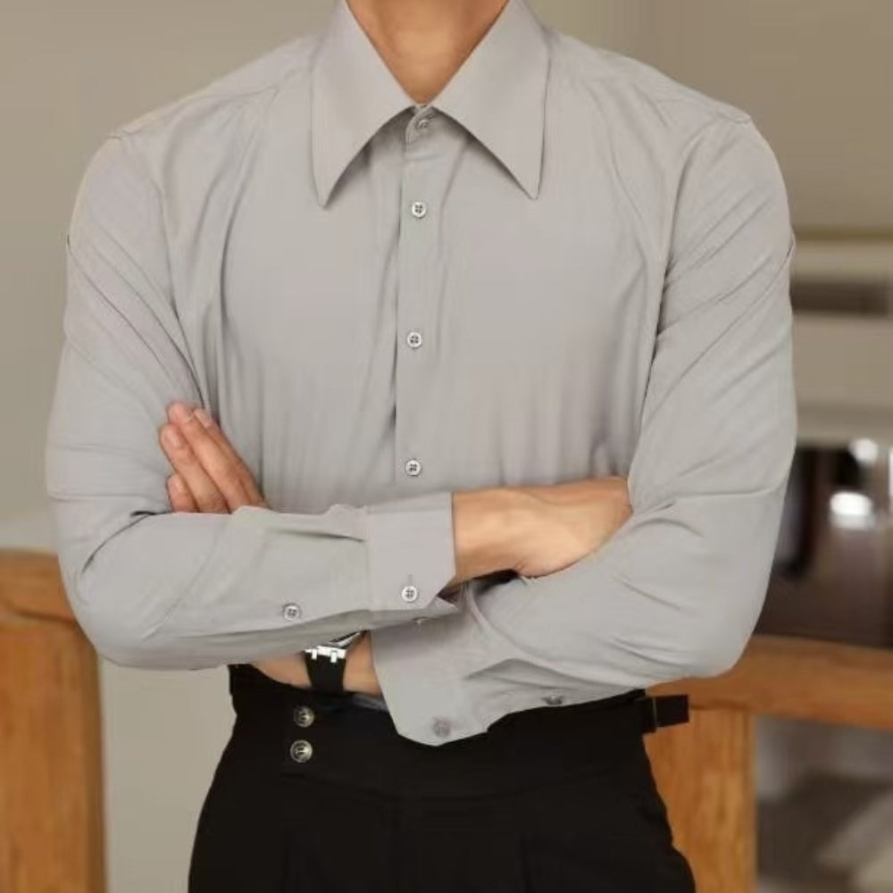 Cămașă Slim-Fit Stil Francez Old Money