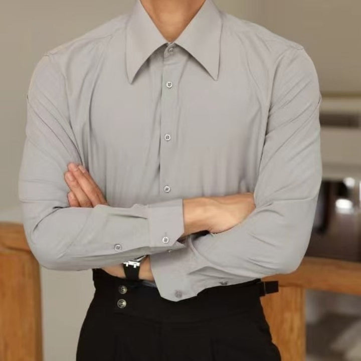 Cămașă Slim-Fit Stil Francez Old Money