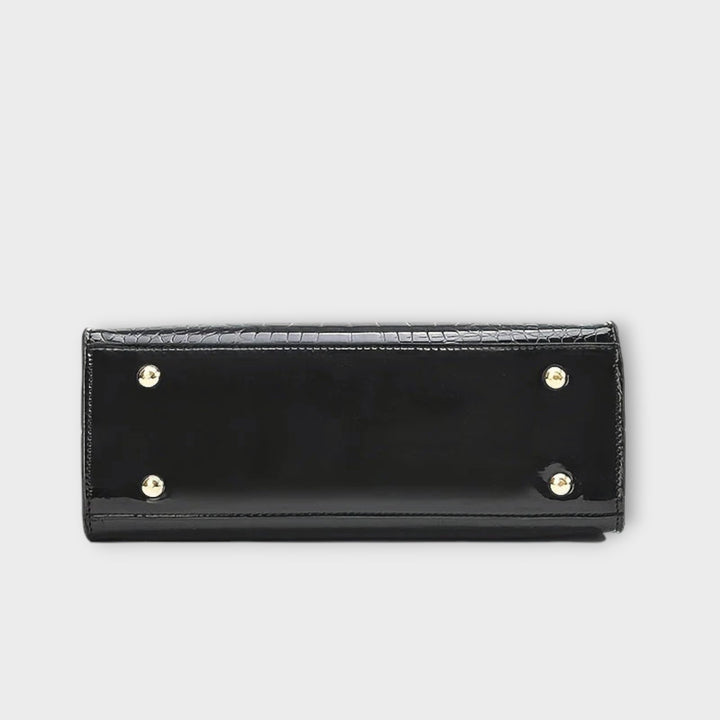 Geantă Croco Handmade Strălucitoare