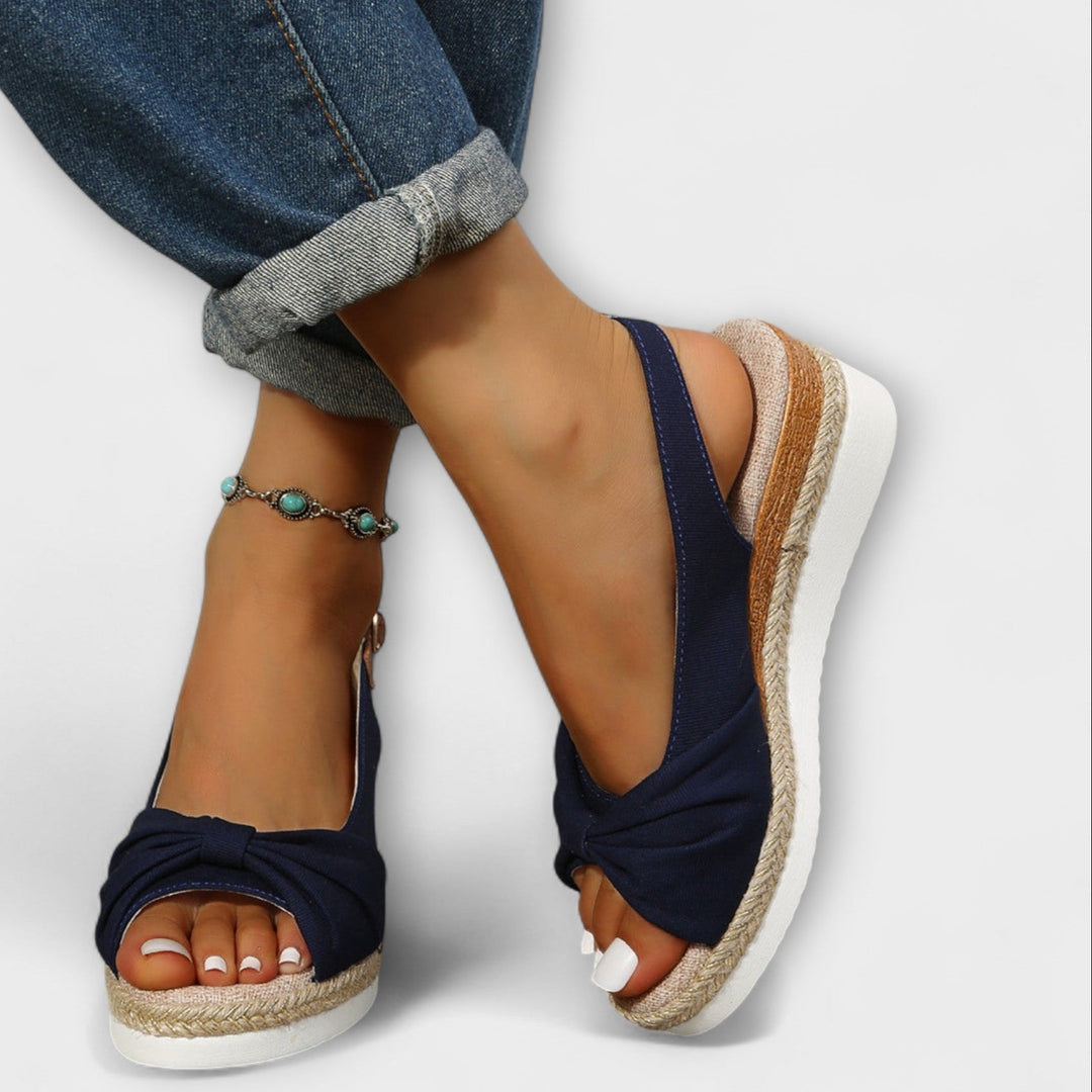 Sandale de Vară cu Fundiță Decorativă