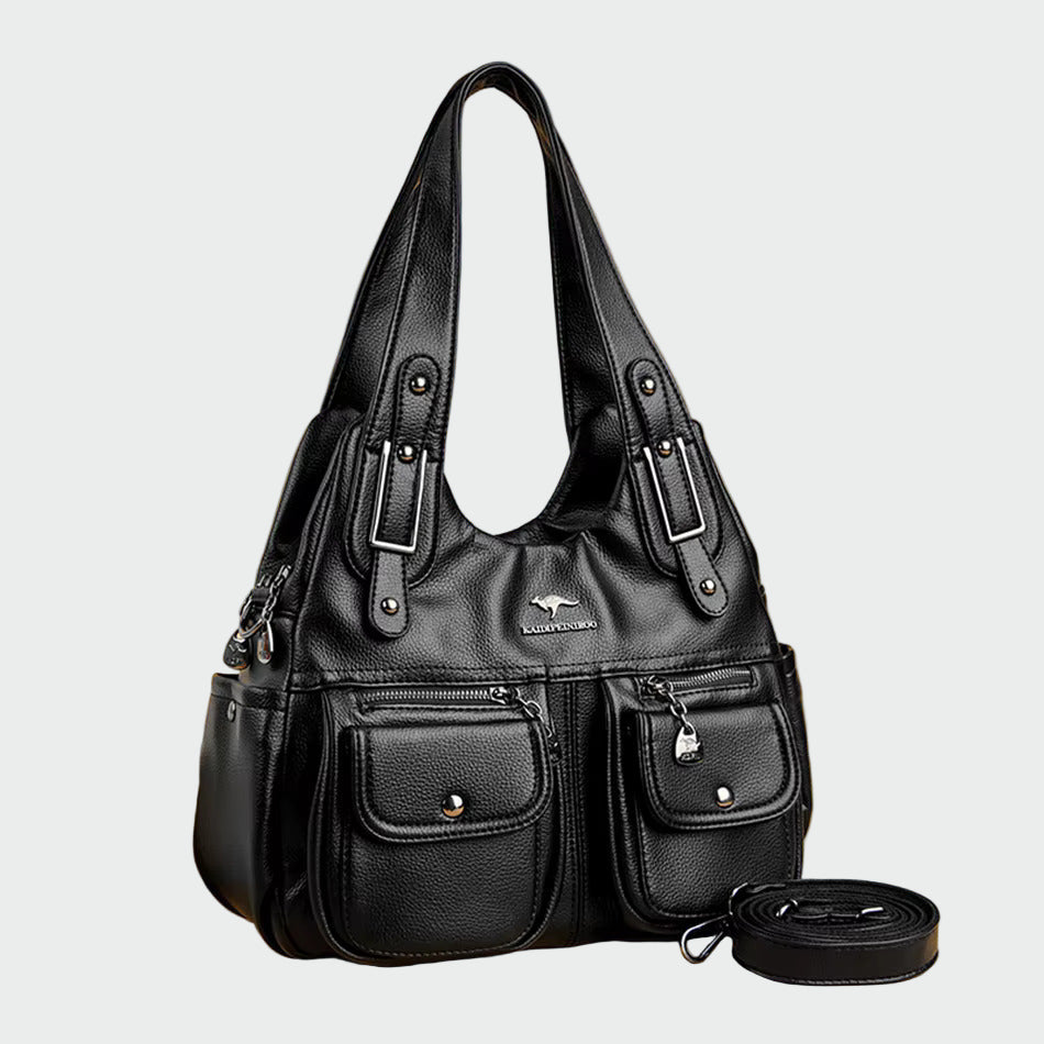 Geantă retro atemporală