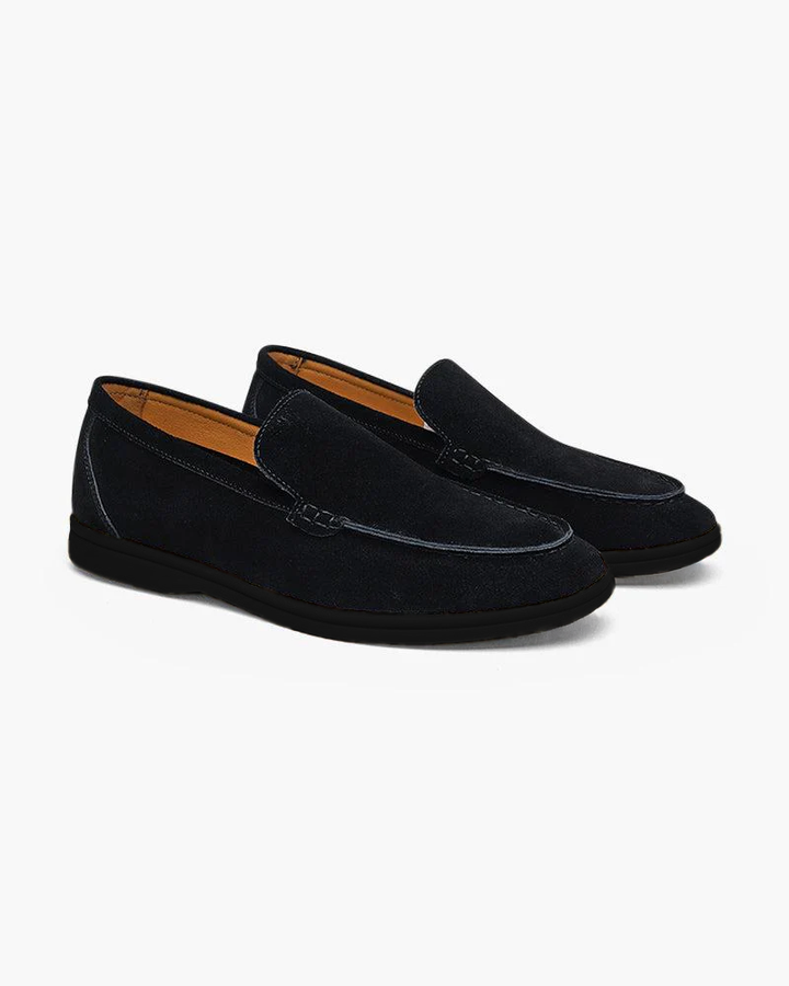 Loafers Premium din Suedă - Talpă Neagră