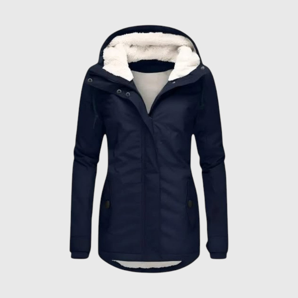 Amélie | Haină de iarnă impermeabilă cu glugă