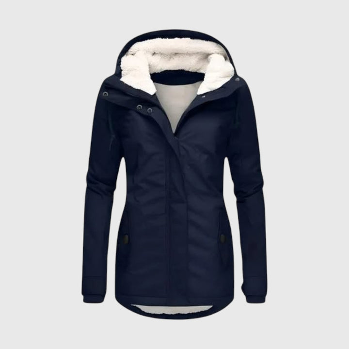 Amélie | Haină de iarnă impermeabilă cu glugă