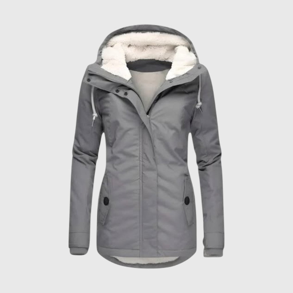 Amélie | Haină de iarnă impermeabilă cu glugă
