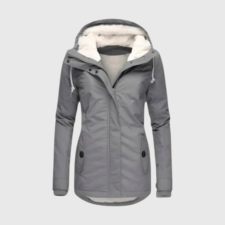 Amélie | Haină de iarnă impermeabilă cu glugă