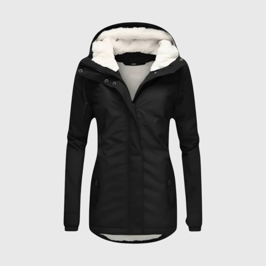 Amélie | Haină de iarnă impermeabilă cu glugă