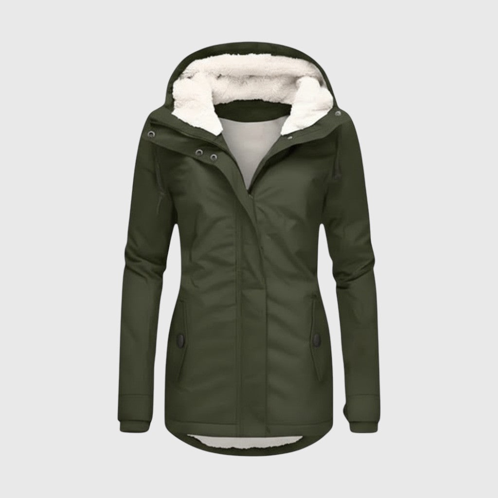 Amélie | Haină de iarnă impermeabilă cu glugă