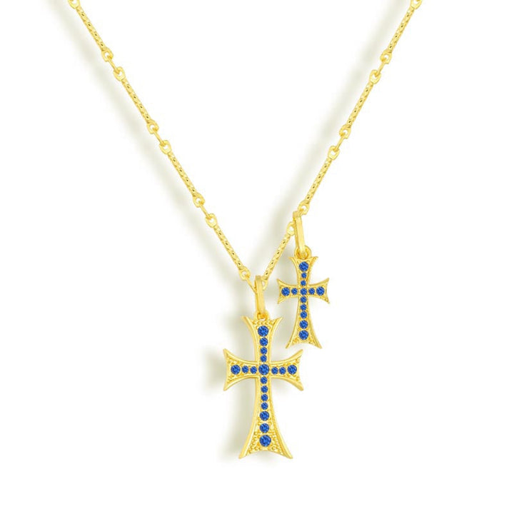 Crucifix Dublu cu Stil