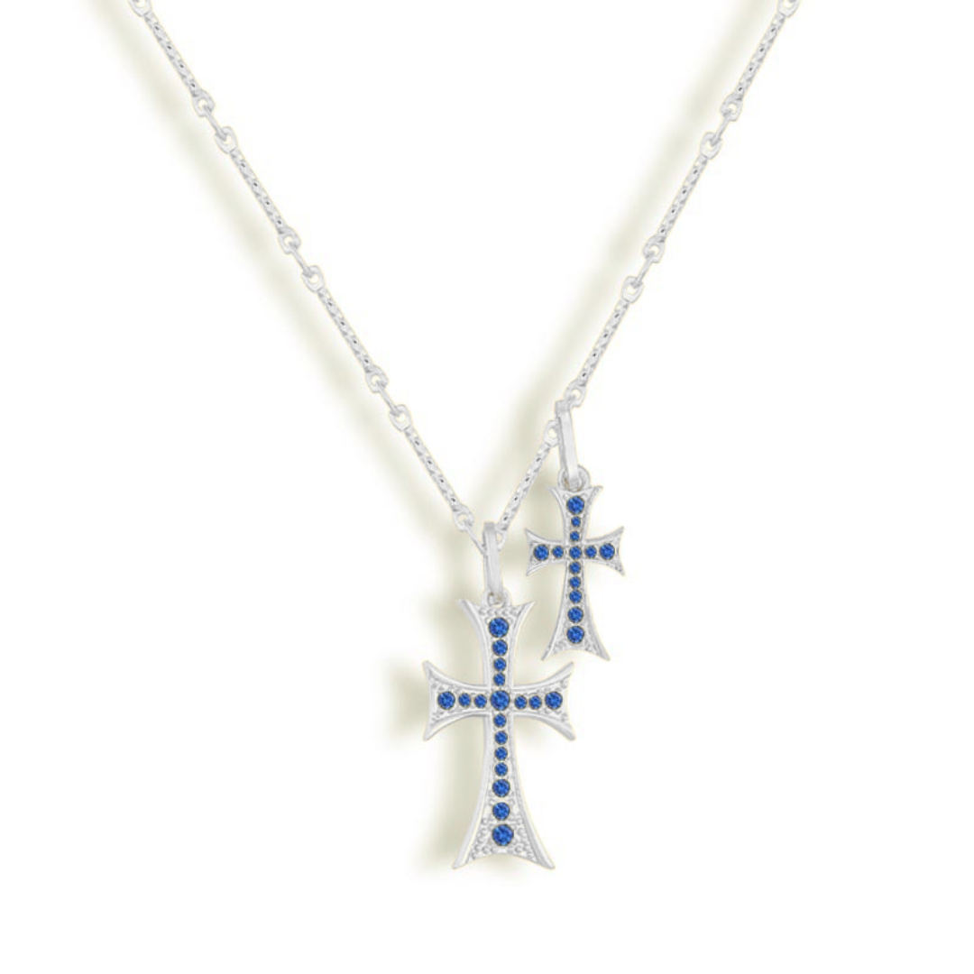 Crucifix Dublu cu Stil