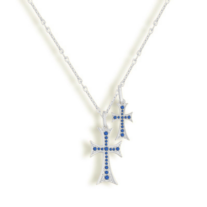 Crucifix Dublu cu Stil