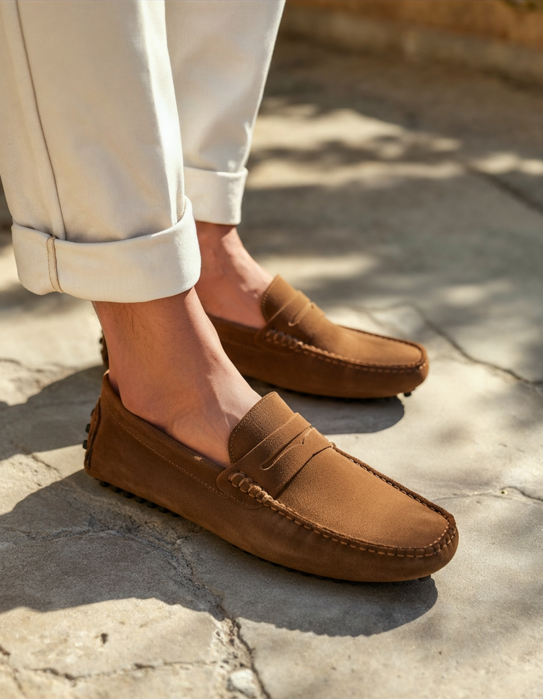 Loafers din Suede