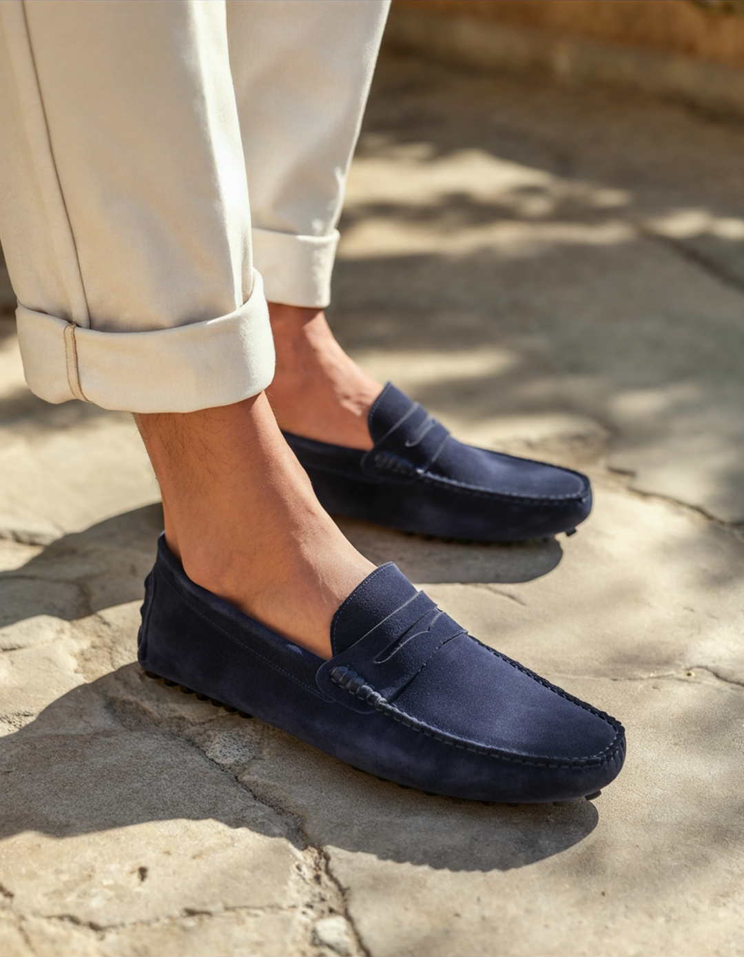 Loafers din Suede