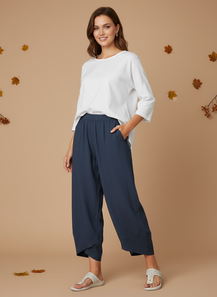 Pantaloni Eleganți din In