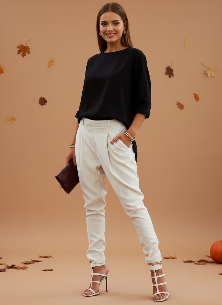 Pantaloni cu Talie Înaltă