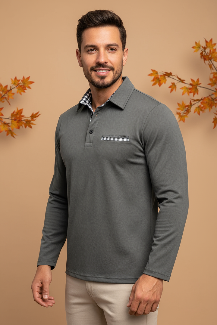 Polo cu mânecă lungă