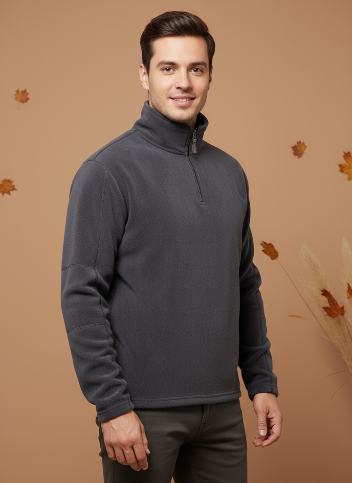 Hanorac cu jumătate de fermoar