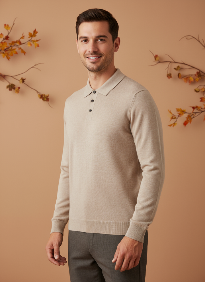 Polo din Lână 100% Premium