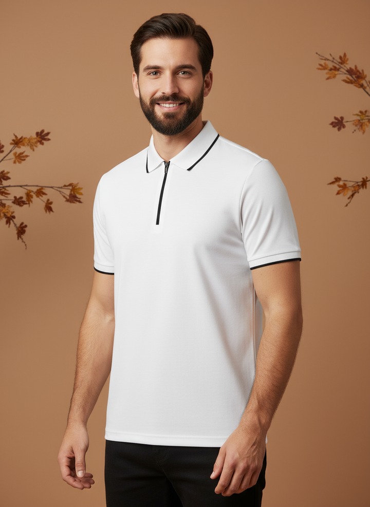 Polo Ridgeway cu fermoar