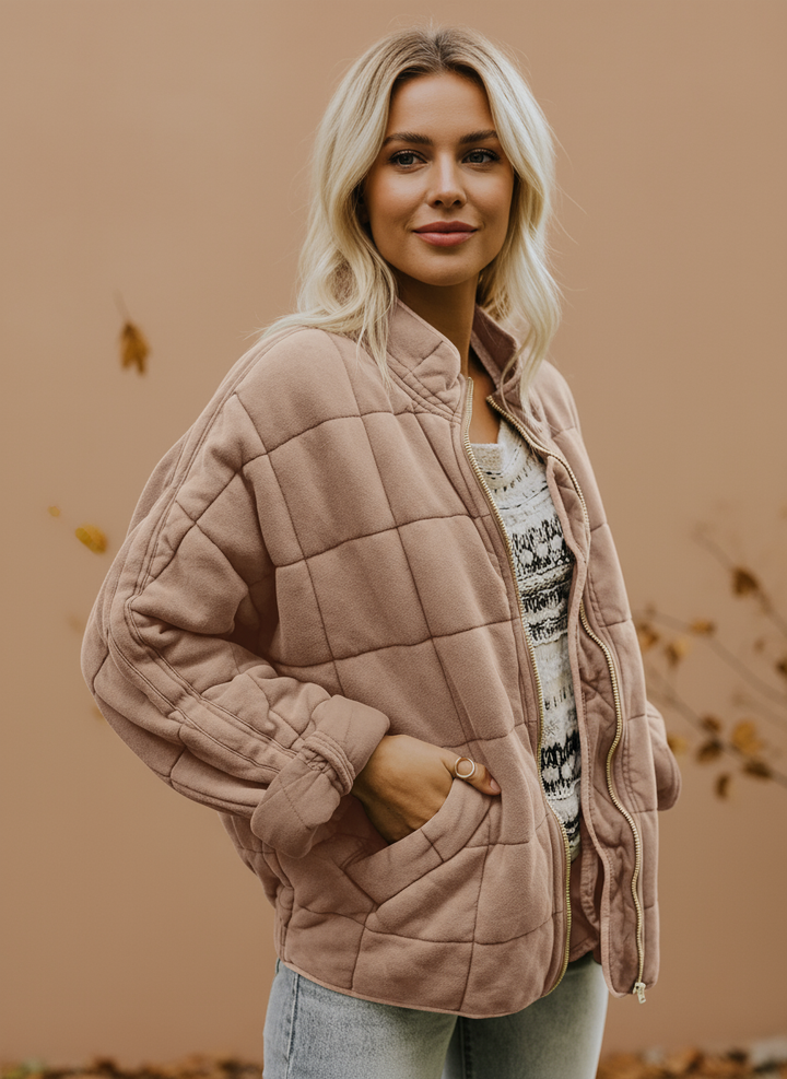 Jachetă matlasată elegantă și confortabilă