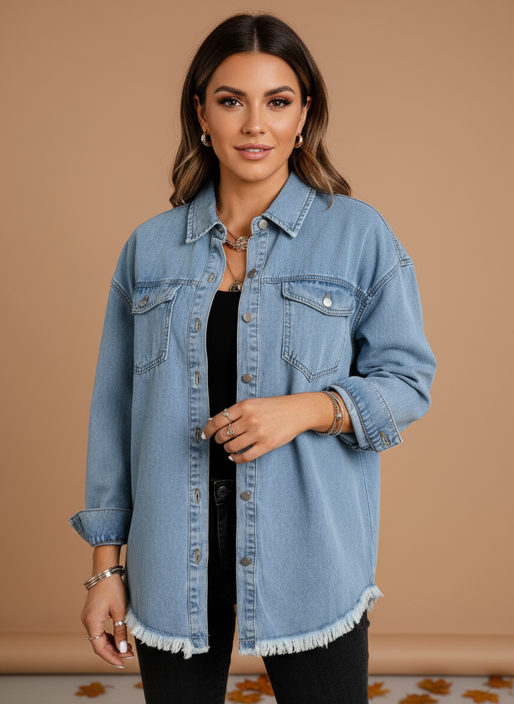 Jachetă din denim clasică