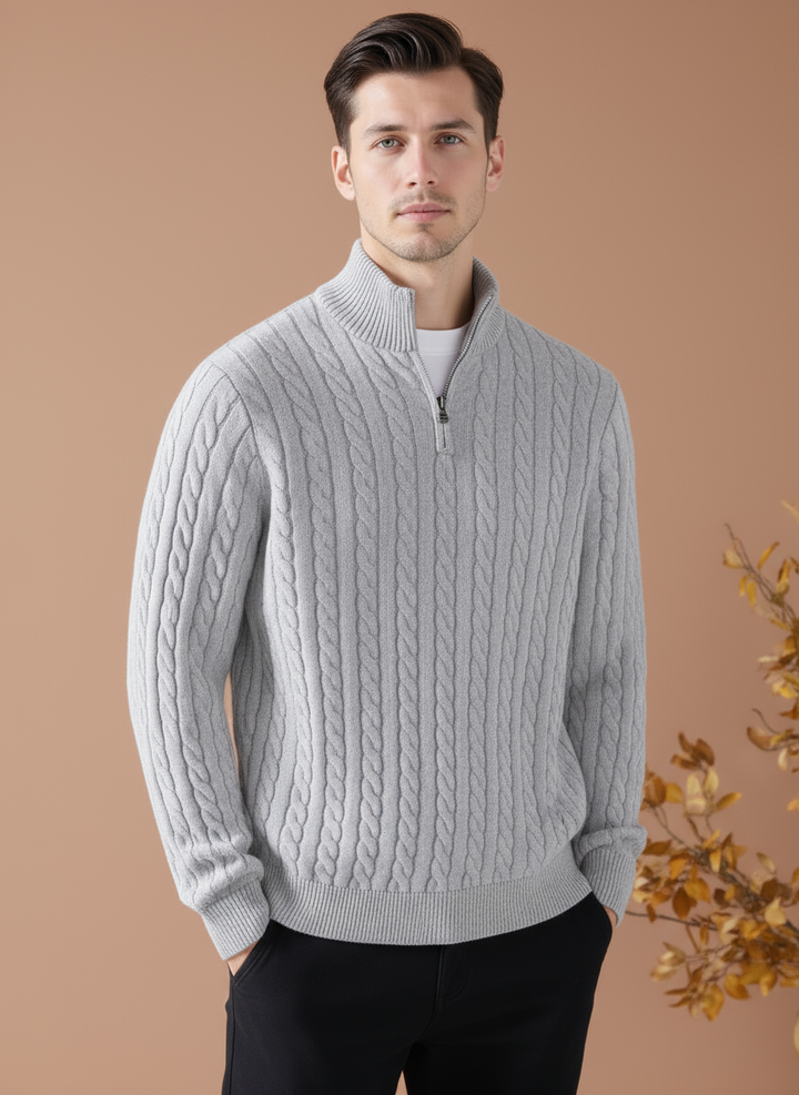 Pulover TAEBAEK cu fermoar