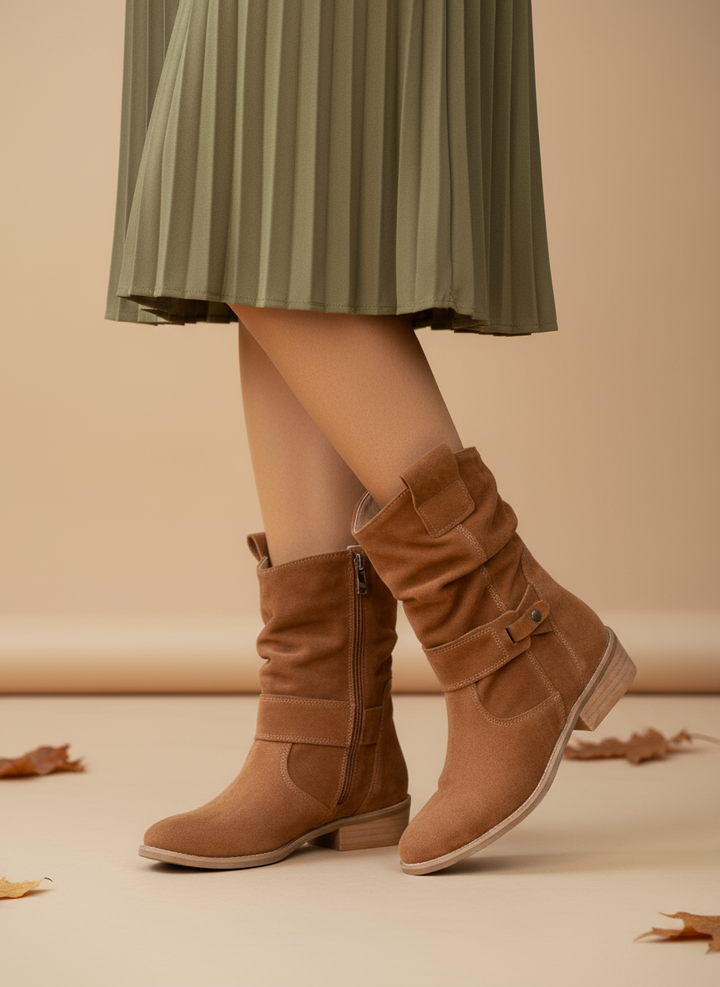 Bocanci confortabili până la gleznă