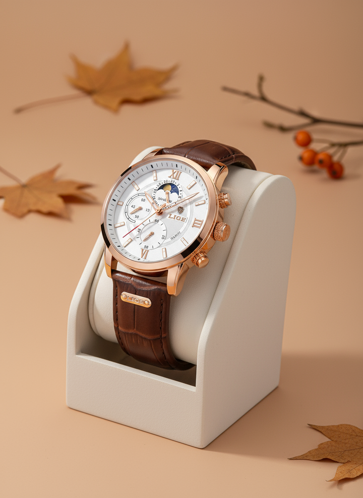 Ceas Clasic Lugano (Rezistent la apă)