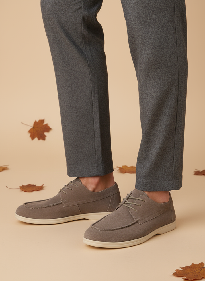 Pantofi din Suede Premium cu Șireturi