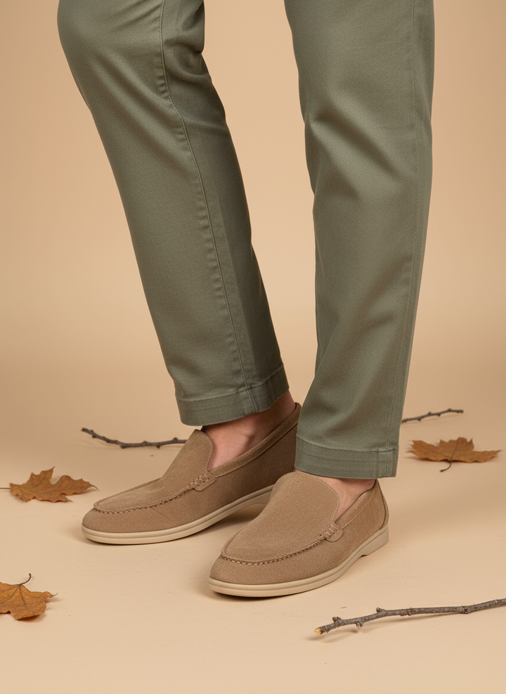 Pantofi Loafer Premium din Suede Old Money