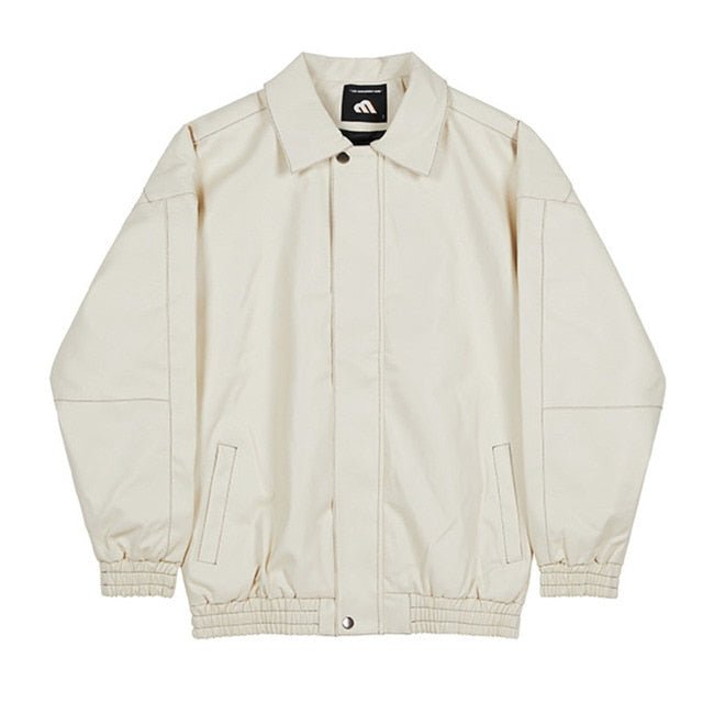 Jachetă din piele clasică