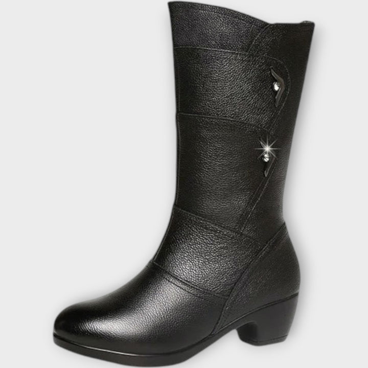 Botine cu Design Elegant și Aplicare Confortabilă
