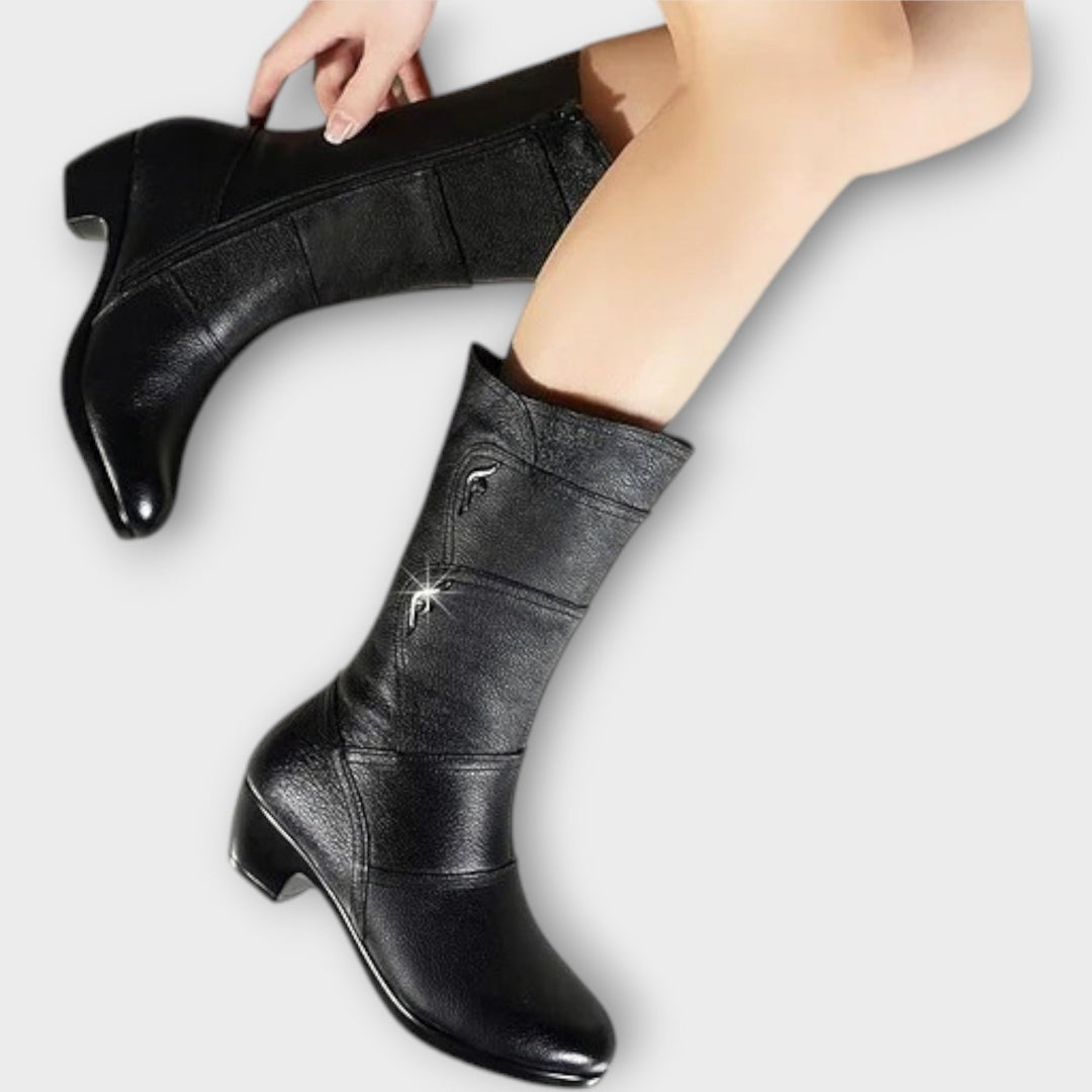 Botine cu Design Elegant și Aplicare Confortabilă