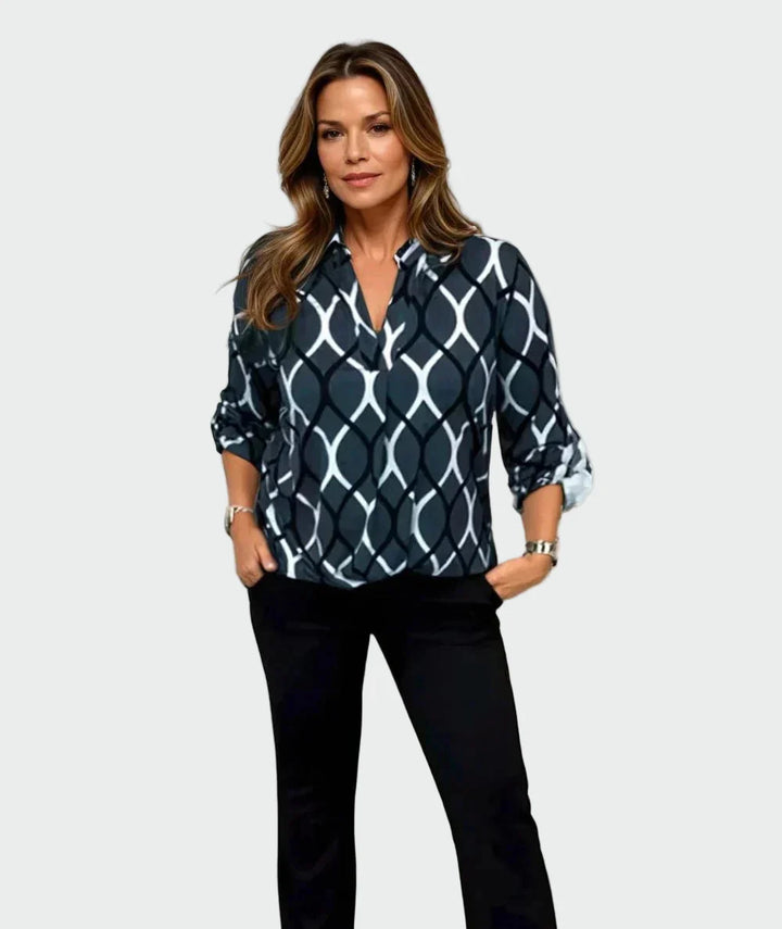 Cămașă casual cu mâneci lungi și design elegant