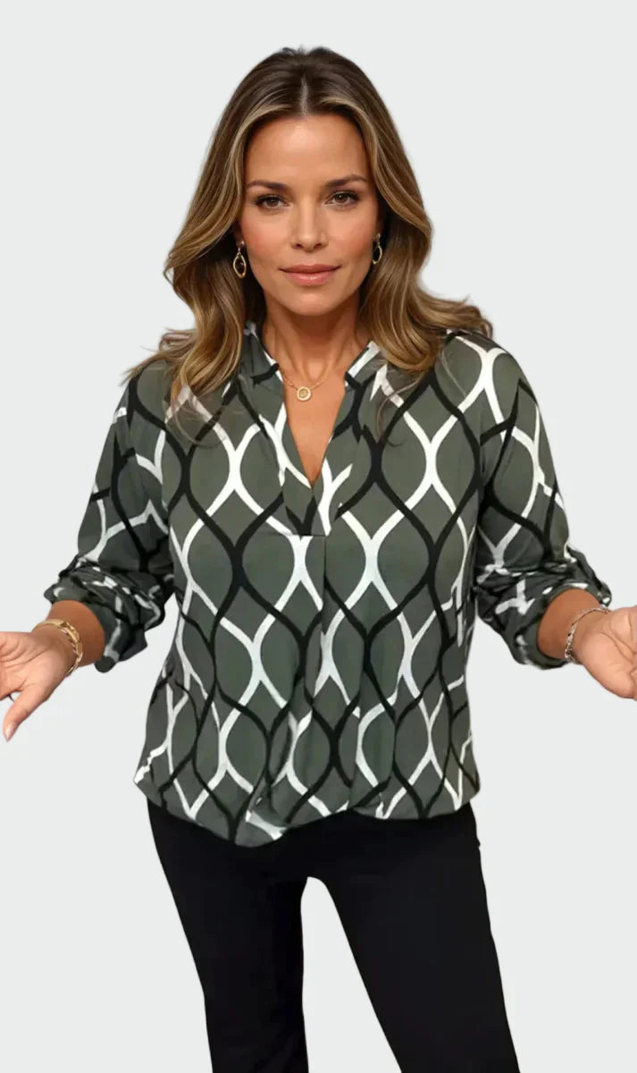 Cămașă casual cu mâneci lungi și design elegant