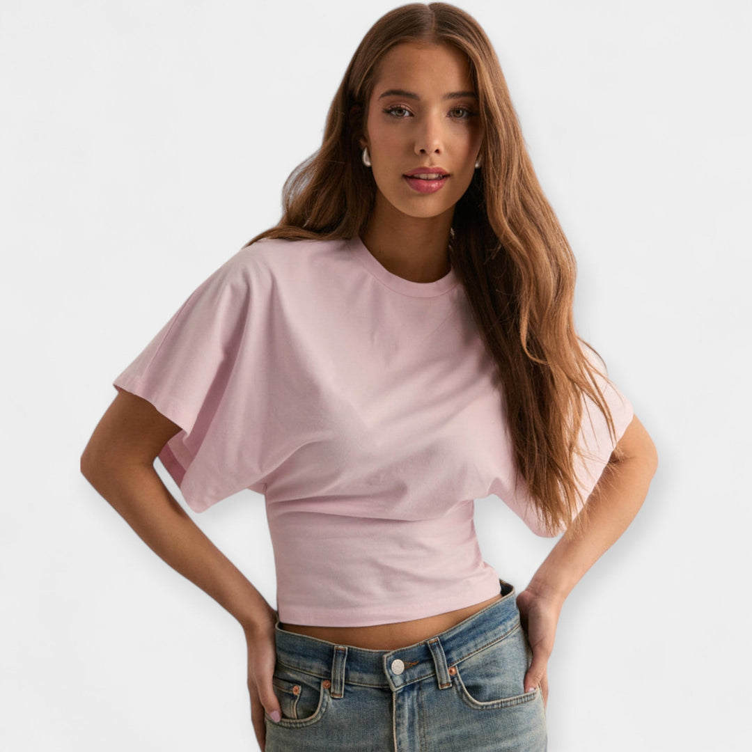 Bluză cu Mâneci Largi și Confortabile