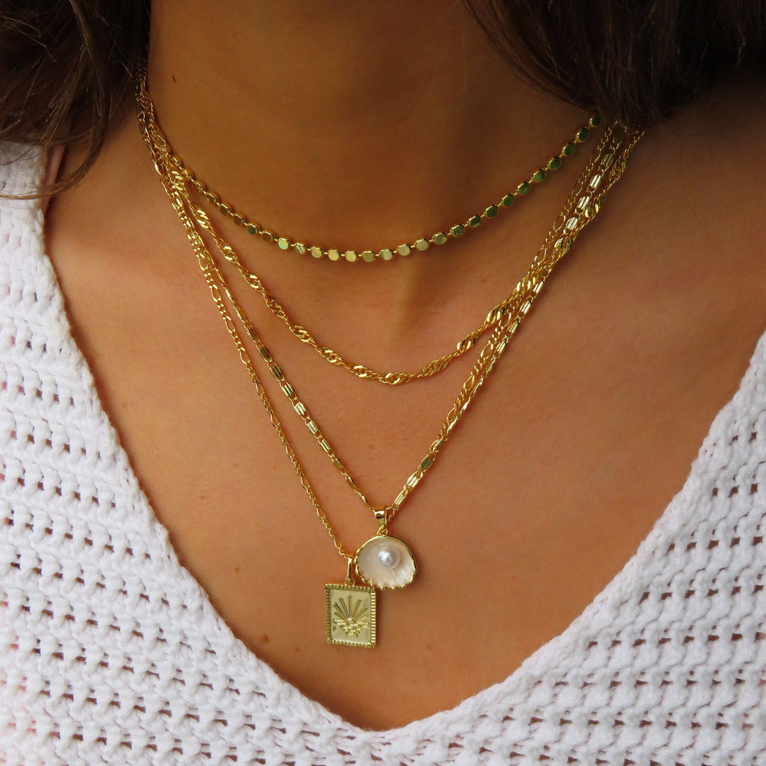 Colier cu Design Soare